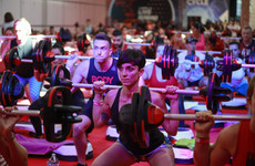 Allenamento di gruppo body pump
