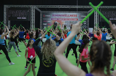 Lezione ginnastica di gruppo 